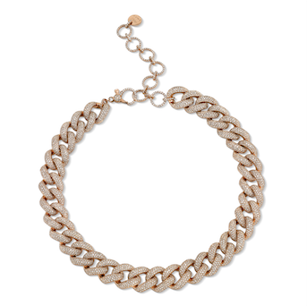 FULL PAVE JUMBO LINK NECKLACE