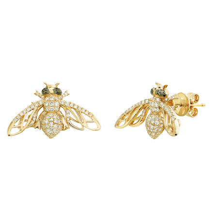 PAVE BEE STUDS